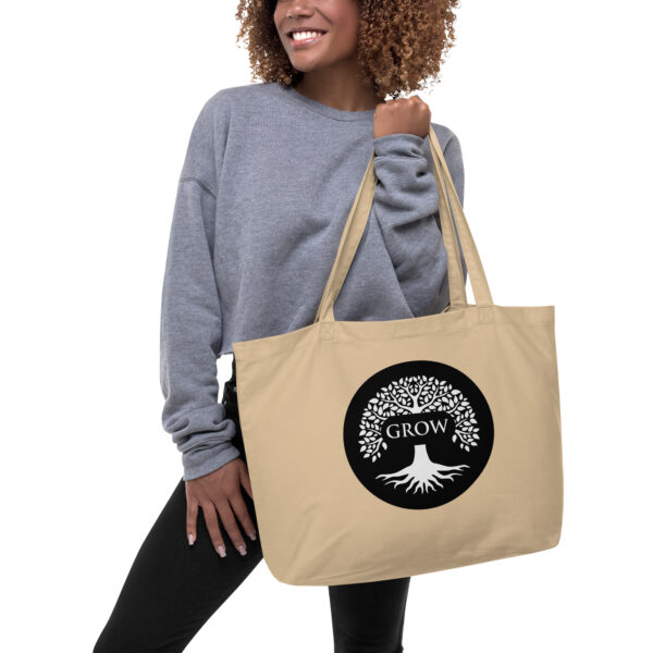 Large organic tote bag